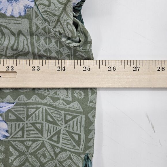 Vintage Hilo Hattie Shirt Mens Large Button Up Floral‎ Aloha Hawaii Short Sleeve - Picture 7 of 9